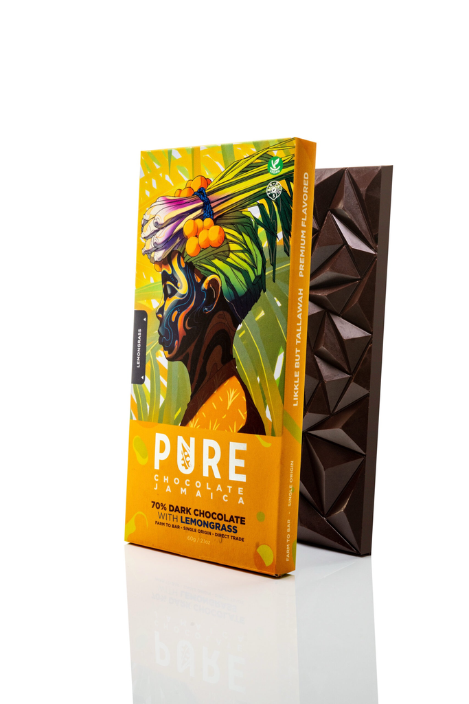 Pure Chocolate Company met citroengras 70 procent