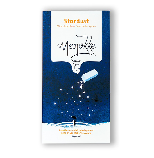Mesjokke Stardust Melkchocolade Madagaskar 50% (80g) - Bekroond!
