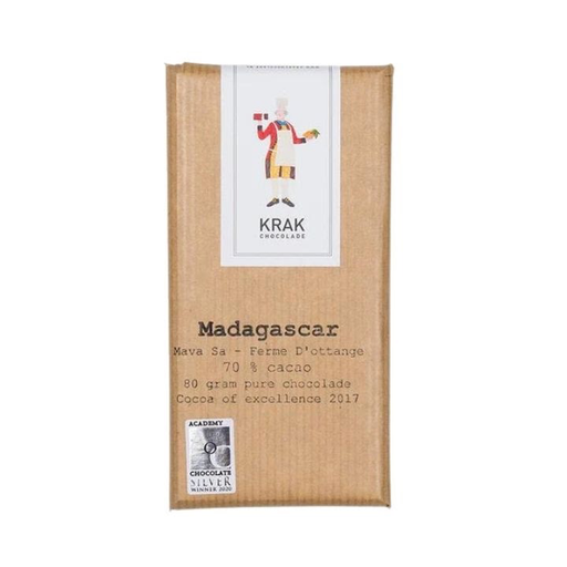 Krak Chocolade - Madagascar MAVA Ottange 70 procent
